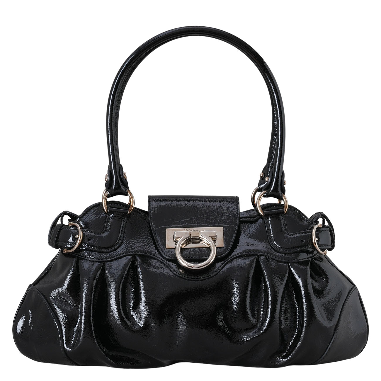 FERRAGAMO(USED)페레가모 페이던트 간치니 숄더백